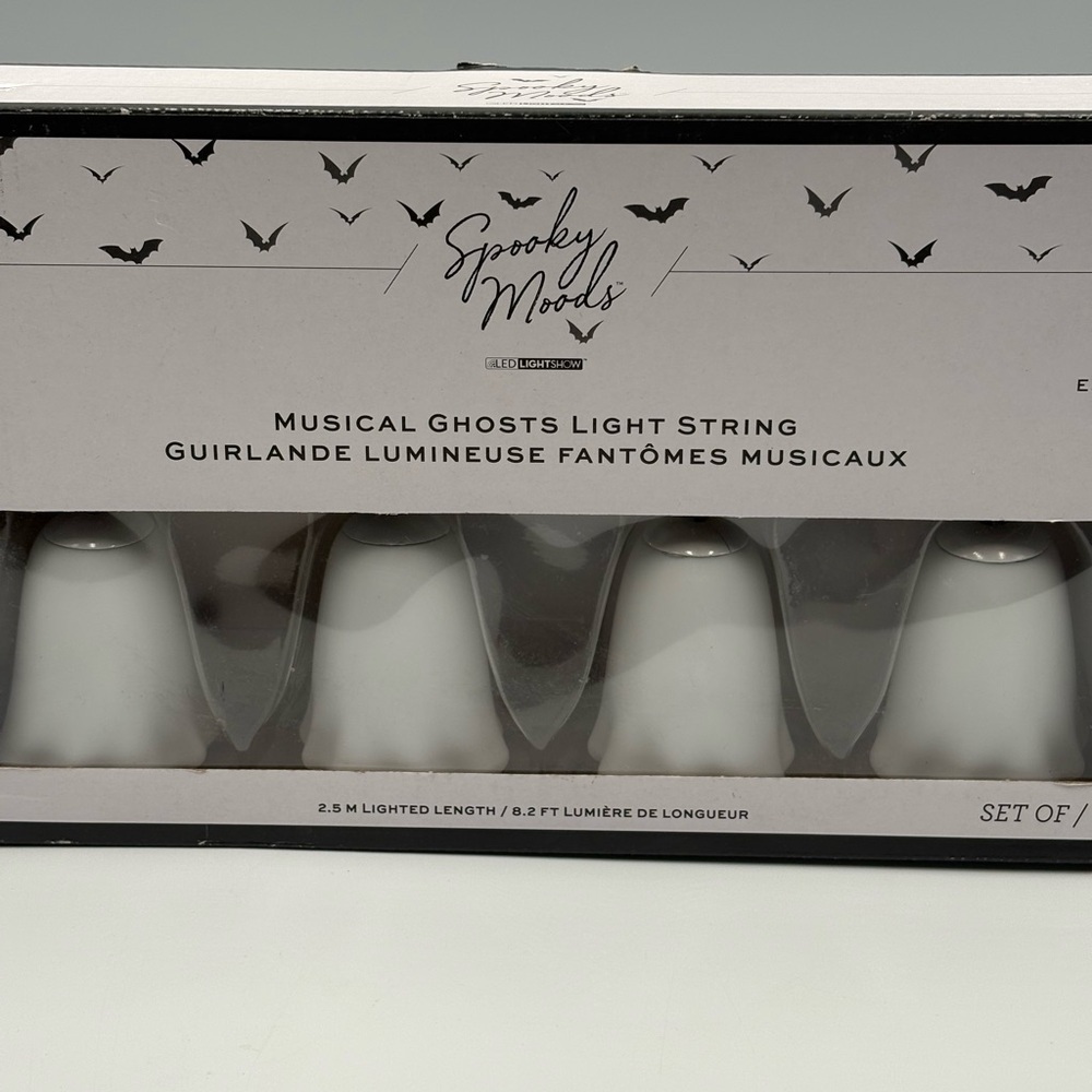 Gemmy Spooky Moods Musical Ghosts Light String Sings Ghostbusters NIB - Picture 6 of 6